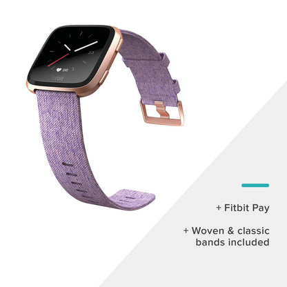 Fitbit Versa Special Edition Smartwatch, Lavender