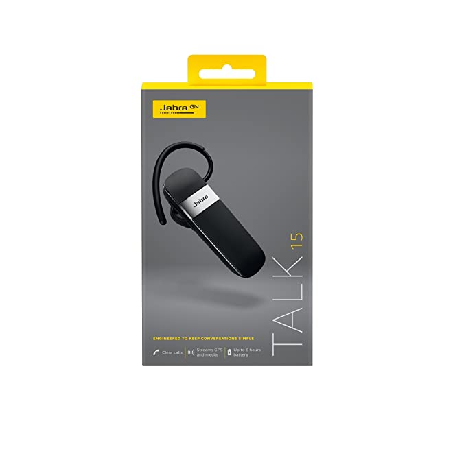 Jabra Talk 15SE Wireless Bluetooth On Ear Headset with Mic