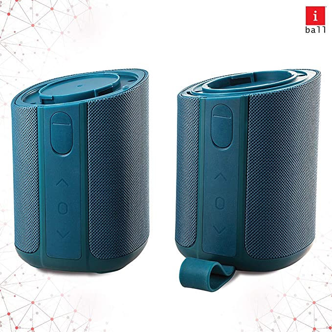 iBall Musi Twin 15 Watt Truly Wireless Bluetooth Speaker Teal