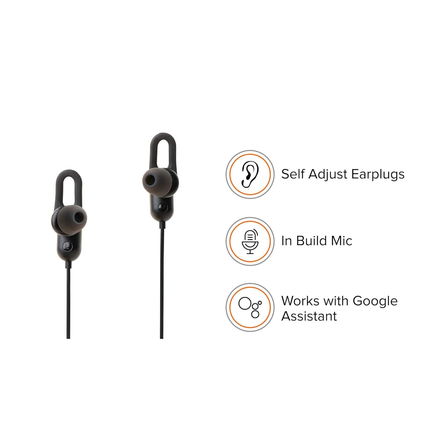 Mi Sport Bluetooth Earphones Dynamic bass, Splash and Sweat Proof, up to 9hrs Battery (Black)