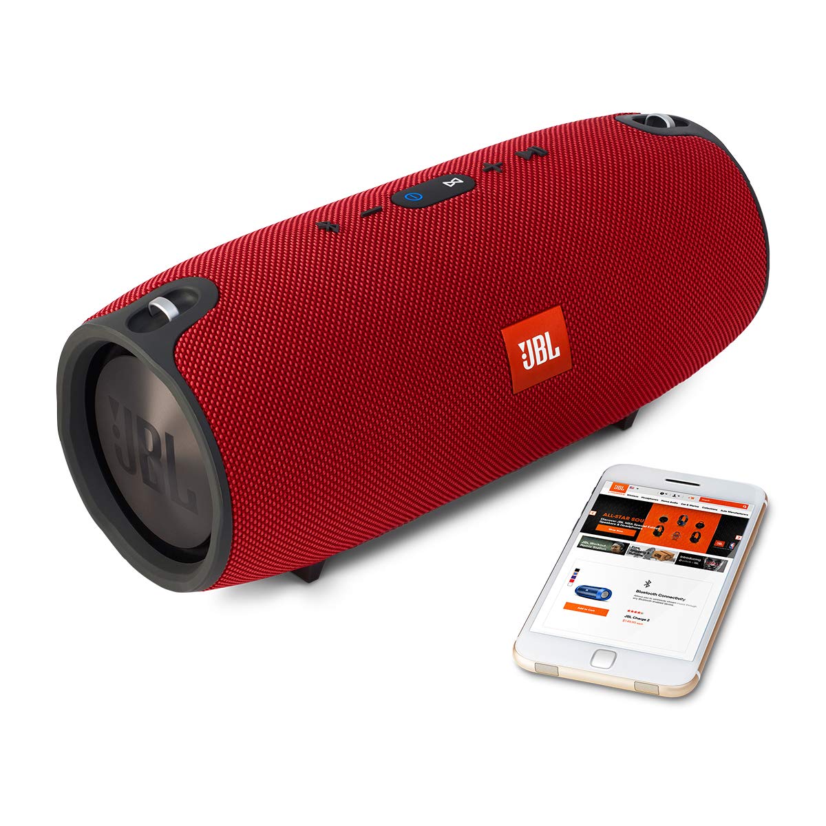JBL Harman Xtreme Portable Bluetooth Speaker (Red)