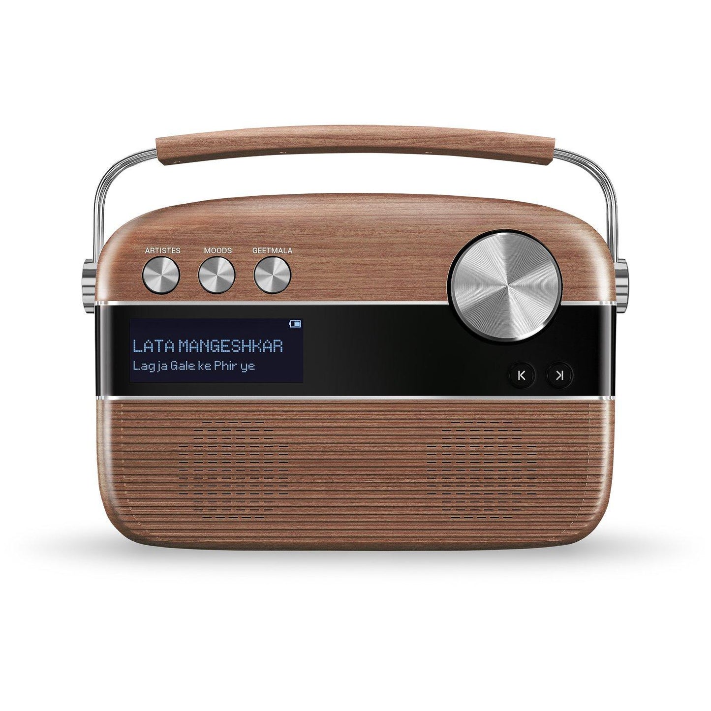 Saregama Carvaan Hindi - Portable Music Player with 5000 Preloaded Songs, FM/BT/AUX-Renewed