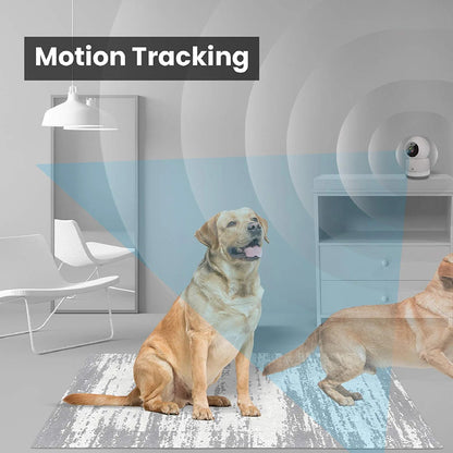 Zebronics Zeb Smart Cam 101 Smart WiFi PTZ Indoor Camera (1080p), Remote Monitoring, Plug & Play, Night Vision (White)