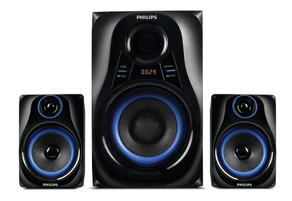 Philips Audio Dhoom MMS2580B/94 2500 watts USB, Auxiliary, Bluetooth Computer Home Theater System (Blue)