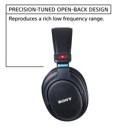 Sony MDR-MV1, Audiophile Headphones for Mixing and Mastering, Studio Monitor Sound for Neutral Frequency Response, Excellent Wearing Comfort, Spatial Sound Creation - Over Ear