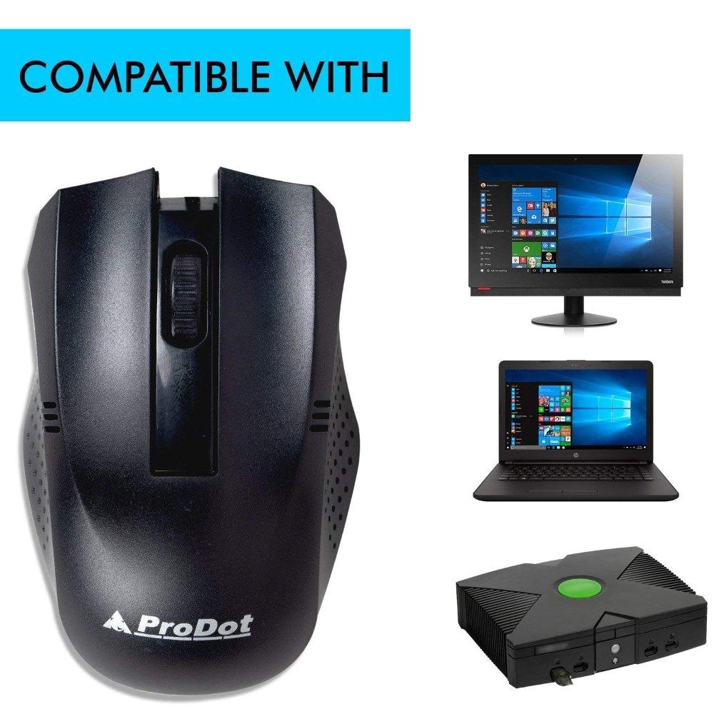 ProDot MU-253S Wired 3D Optical Mouse ,High-Precision, Ergonomic Design, Plug & Play USB Connectivity