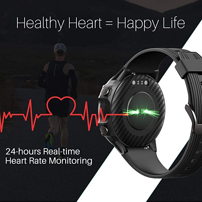 Portronics Kronos Alpha POR-1037 Smart Watch with Fitness Tracker,Heart Rate Monitor,Call & SMS Reminders,Waterproof(Black)