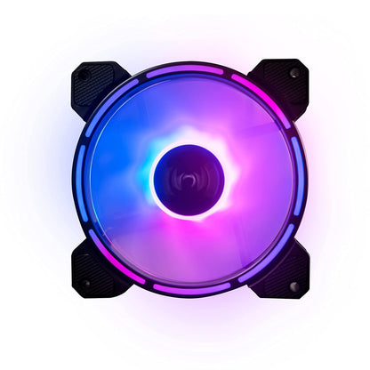 SMPS LED PC Fan | Customizable LEDs, Air Balance Curve Blade Design, Sealed Bearing