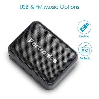 Portronics Dynamo POR-394 5W Bluetooth 5.0 Portable Stereo Speaker