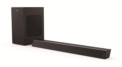 Philips Tab7305 2.1CH Bluetooth Soundbar, 300W, Black