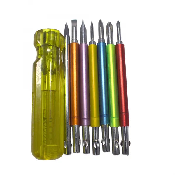 Screw Driver Kit 7 Bits Set with Tester | Multi Purpose Tool Set