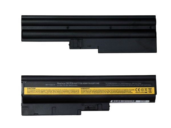 Lappy Power Laptop Battery For IBM T60/R60, 10.8V 6 Cells 4400mAh Compatible