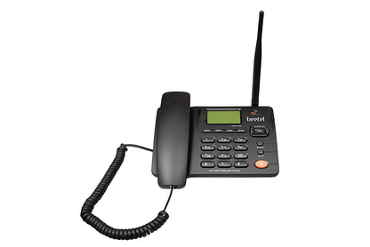Beetel F3-4G Fixed Wireless Phone with Hotspot, 4G VoLTE Support, LED Backlight, 2-Way Digital Speaker, and Multi-Band Connectivity (Black)