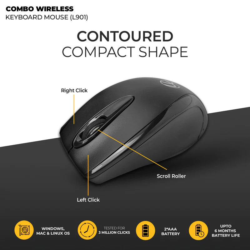 Lapcare Wireless Combo L901