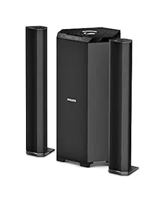 Philips Convertible Soundbar MMS8085B (80W, 2.1 Channel, Black)