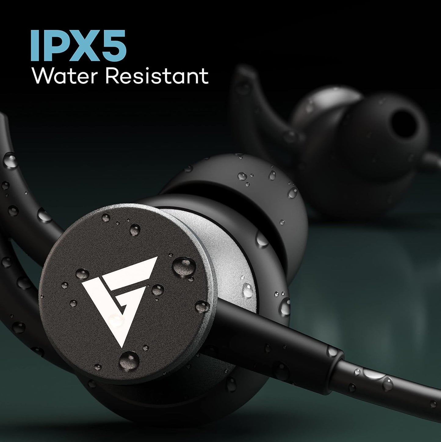 Boult Audio XCharge Wireless in Ear Bluetooth Neckband with ENC Mic, 28H Playtime, Type-C Fast Charging (Black)