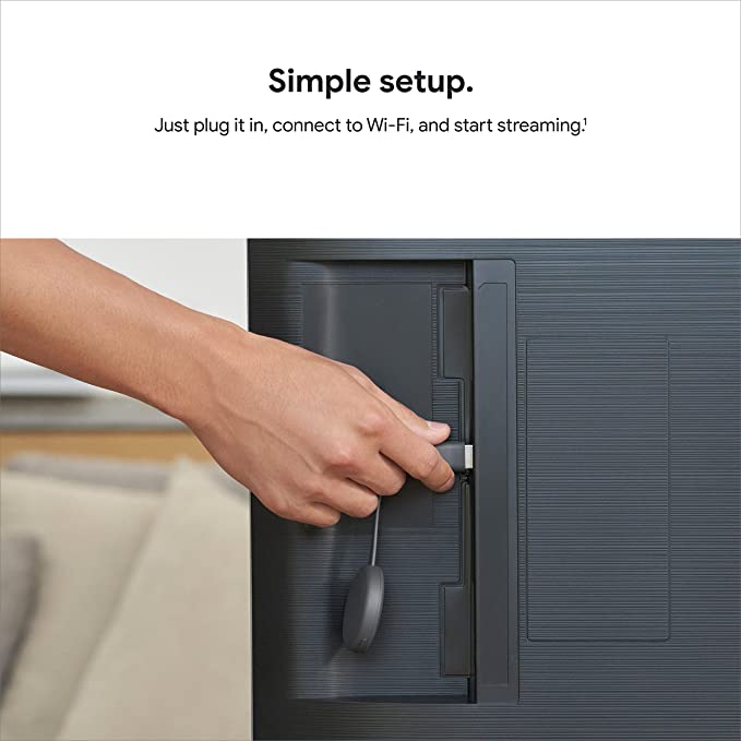 Google Chromecast 3rd Gen Streaming Device (Black)