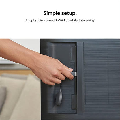 Google Chromecast 3rd Gen Streaming Device (Black)