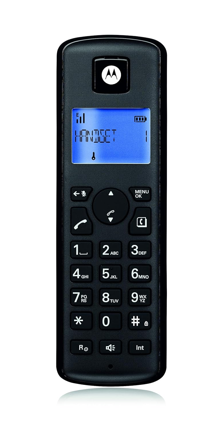 Motorola T201I Digital Cordless Landline Phone (Black)