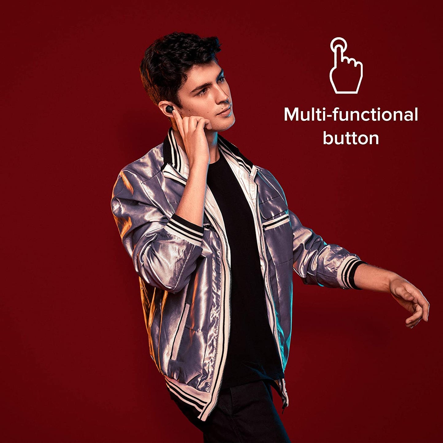 Redmi Earbuds S Bluetooth Truly Wireless in Ear Earbuds with Mic, Gaming Mode Black