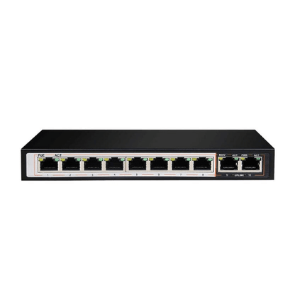 D-Link DGS-F1010P-E 8 Port Unmanaged Gigabit POE Switch