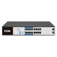 D-Link DGS-F1018P-E 16 Port Unmanaged Gigabit POE Switch