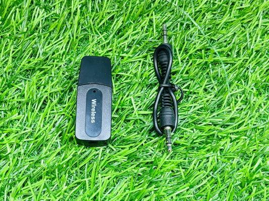 Bluetooth Adapter Audio Music Receiver with 3.5mm aux Cable Compatible with Car Media Player and Convert Old Speakers into Wireless