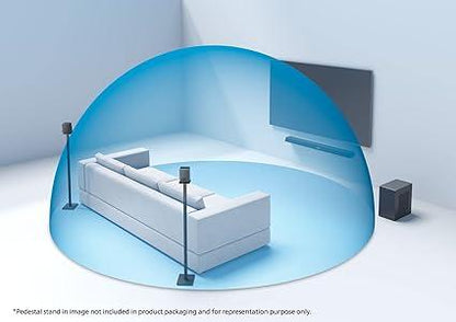 Philips TAB8967 7.1 Ch Dolby Atmos Soundbar, 780W, Black