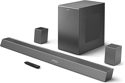 Philips TAB8967 7.1 Ch Dolby Atmos Soundbar, 780W, Black
