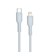Champion Type C to iPhone PD 27W Data Sync & Fast Charging Cable PVC for all Apple & Lightning Port Devices (White)