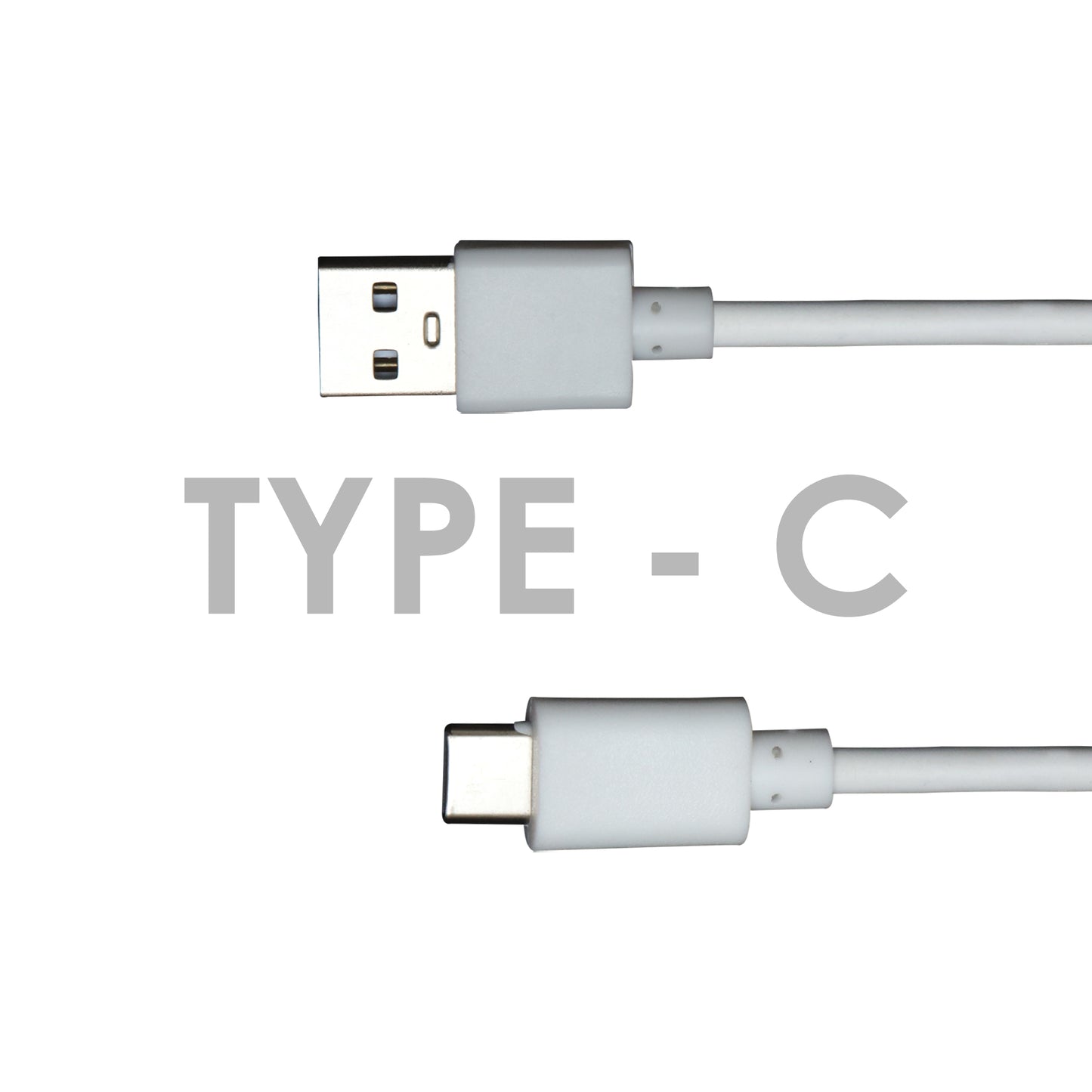 Champion USB to Type-C Data Cable 2.4A Fast Charge – White