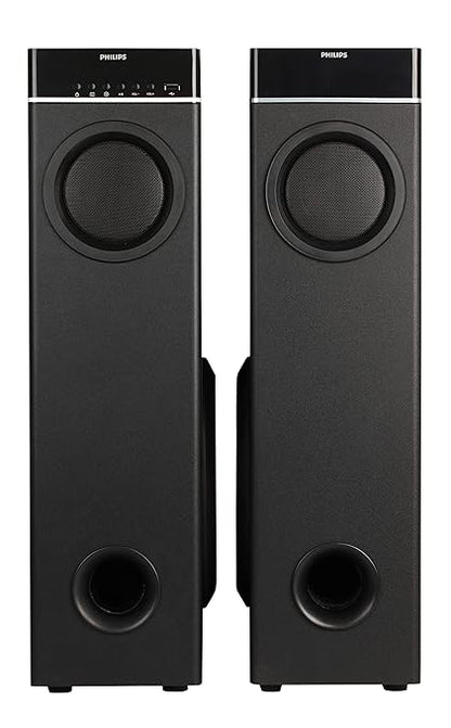 Philips Spa9070 70W Bluetooth Tower Speaker, Black