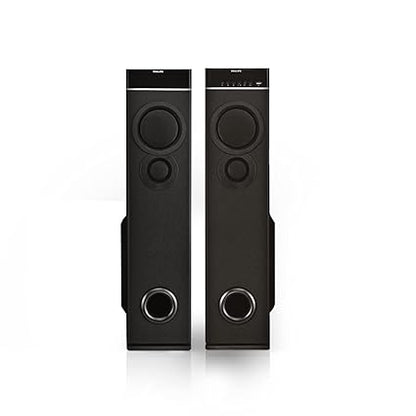 Philips Audio SPA9080B Bluetooth Multimedia Tower Speakers (Black)
