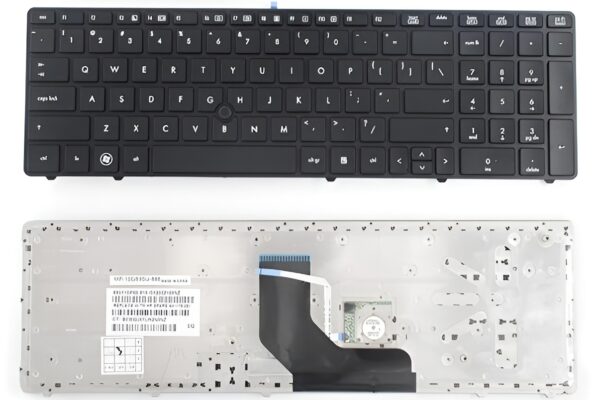 Laptop Keyboard for HP Elitebook 8560B, 8560P, 8560P, Probook 6560B, 6567B, 6575B Series with Mouse