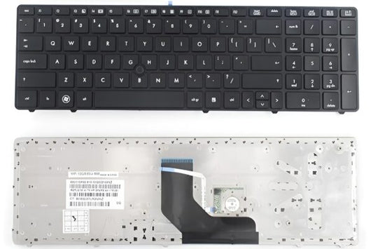 Laptop Keyboard for HP Elitebook 8560B, 8560P, 8560P, Probook 6560B, 6567B, 6575B Series with Mouse