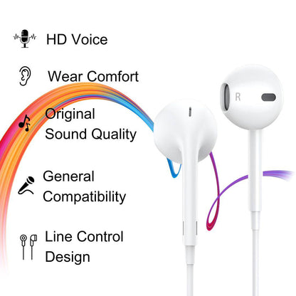 Champion Wired EarPods with Lightning Connector for Apple (White)