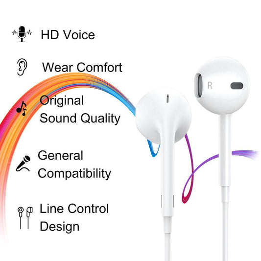 Champion Wired EarPods with Lightning Connector for Apple (White)
