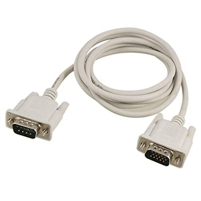 VGA Male to Male ,15-Pin Cable/Adapter for PC, Monitor, Projector, Laptop, TV, LCD/LED- 1.5Mtr (White)