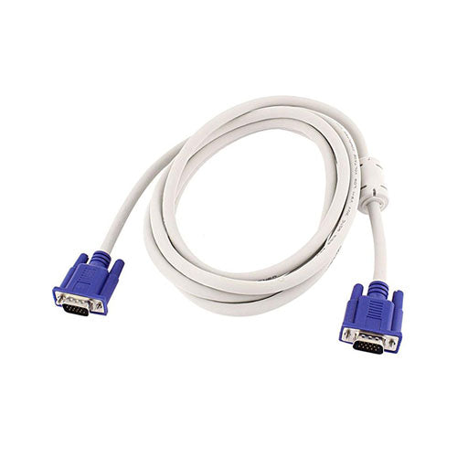 VGA Male to Male ,15-Pin Cable/Adapter for PC, Monitor, Projector, Laptop, TV, LCD/LED - 3 Mtr