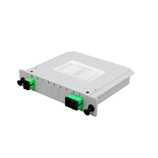 PLC Cassette Fiber Optic Splitter SC/APC | Low Loss Optical Splitter Module