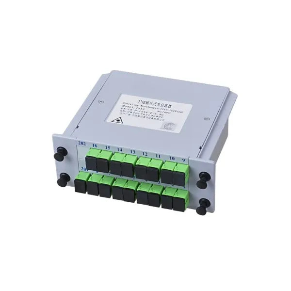PLC Cassette Fiber Optic Splitter SC/APC | Low Loss Optical Splitter Module