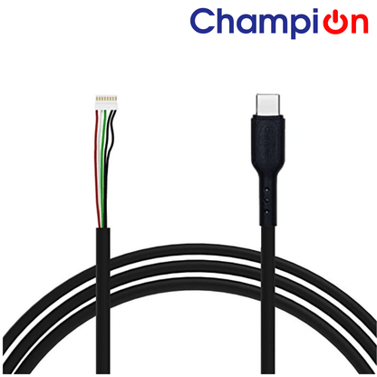 Champion Morpho Type-C Data Cable for Fingerprint Scanner Biometric (Black)
