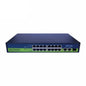 Ai Poe (16Fe+2Ge+1Sfp) Over Ethernet Switch 2 Port Uplink Giga, 802.3Af/At Poe+100Mbps, 400W Built-In Power, Extend To 250Meter, Unmanaged Metal Plug And Play-In Power, Extend To 250Meter, Unmanaged Metal Plug And Play