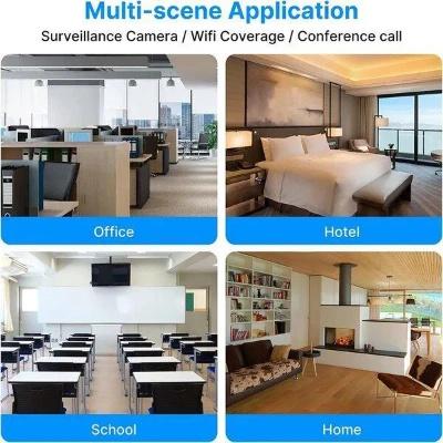 Ai Poe 8+2 Over Ethernet Switch Full Giga Port (8Ge + 2Ge), 802.3Af/At Poe+ 100MB-ps, 120W BuiltIn Power, Extend To 250Meter,Unmanaged Metal Plug And Play