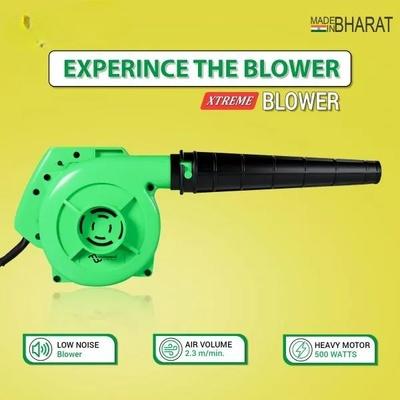Air Blower 500W (Xtreme) Cum Dust Cleaner for AC/Home/PC, 14000 RPM Low Noise (Green)