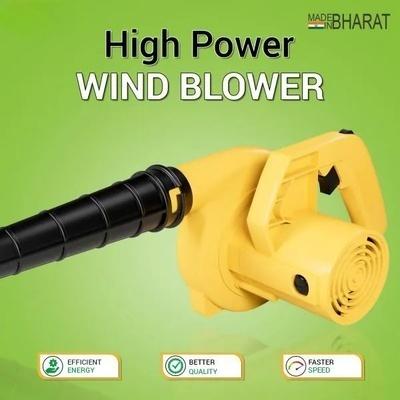 Air Blower 550W (Wind) Cum Dust Cleaner for AC/Home/PC, 15000 RPM Low Noise (Yellow)