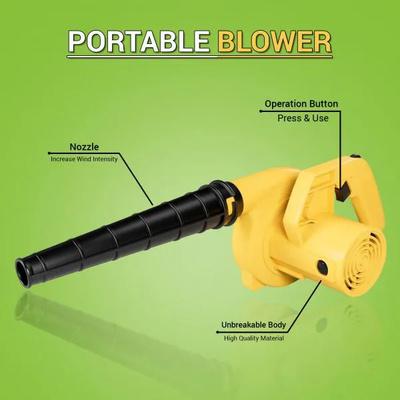 Air Blower 550W (Wind) Cum Dust Cleaner for AC/Home/PC, 15000 RPM Low Noise (Yellow)