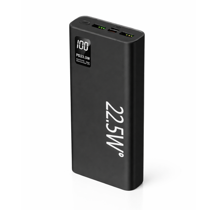 Champion 20000 mAh 22.5W Super Fast Charging Power Bank | Type C PD (Input& Output) Dual USB Output