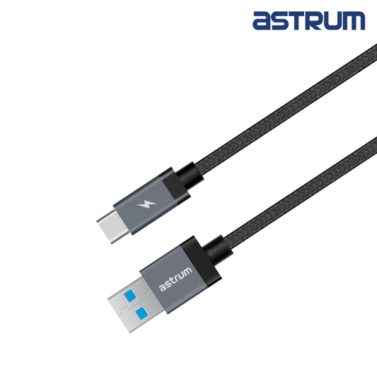 Astrum UT620 USB Type C to USB 3.0 Type A Male Cable (Black)