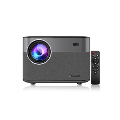 Portronics Beem 300 Wi-Fi Multimedia LED Projector with 250 Lumens, Built-in Speaker, Screen Mirroring, 2.4Ghz Wi-Fi Connectivity (Black)